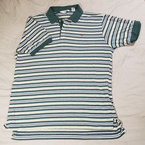 Vintage 80s The MENS Store at Sears Green Yellow Golf Polo Shirt